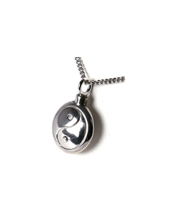 Pendentif pour cendres 'Yin Yang' argent (925)