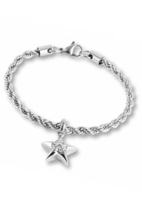 Bracelet cinéraire en acier inoxydable