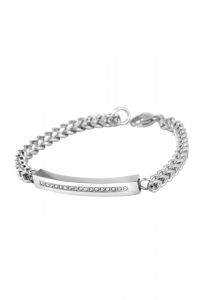 Bracelet cinéraire en acier inoxydable