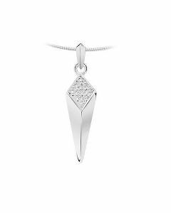 Bijou cendres commémoratif cinéraire Tréfle à  quatre feuilles en or  (zirconium pierre)
