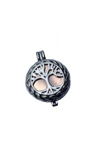 Pendentif pour cendres 'Arbre de vie' l'or rosé 