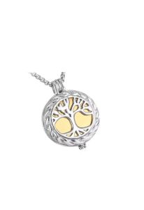 Pendentif pour cendres 'Arbre de vie' doré