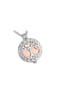 Pendentif pour cendres « Arbre de vie » l'or rosé