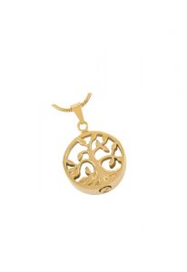 Pendentif cinéraire 'Arbre de vie' doré