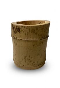 Mini urne en bambou 0.5 litre l SOLDES