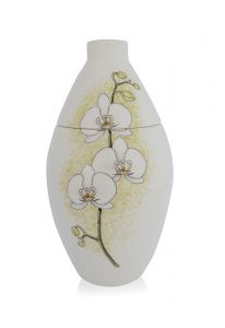 Sculpture urne funéraire 'Orchidée'