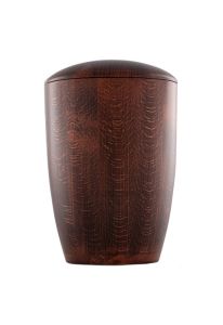Urne Funéraire en Bois d'Acajou 'Cylindre'