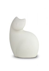 Urne-animal pour chats blanc