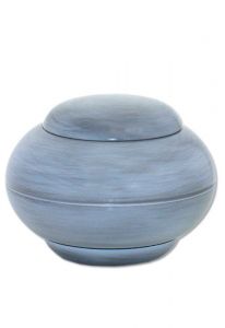 Mini-urne funéraire bronze gris-bleu