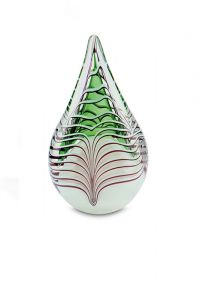 Mini-Urne funéraire verre cristal 'Goutte'