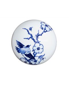 Mini-urne en ceramique 'Sailing' | Delft bleu