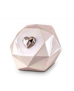 Mini-urne en céramique 'Diamant'