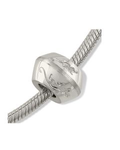 Breloque Cinéraire en Argent 'Chat et Souris'