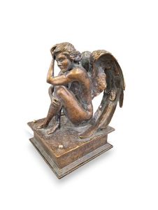 Urne funéraire d’ange ‘Ange de la Réflexion’ en plusieurs couleurs