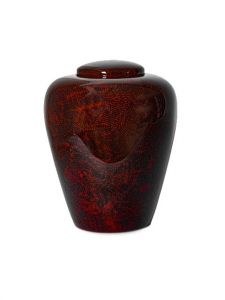 Urne en fibre de verre 'Noyer'