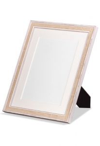 Cadre photo en bois beige 25x20 cm