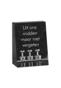 Plaque commémorative avec gravure laser
