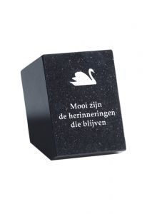 Plaque commémorative avec cygne