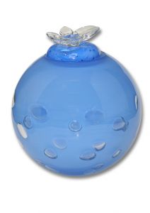 Urne funéraire verre avec Papillon