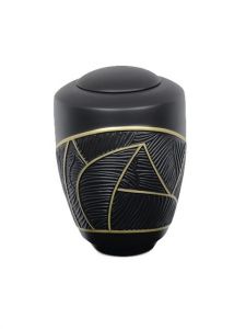 Urne funéraire en fibre de verre 'Écheril' - noire