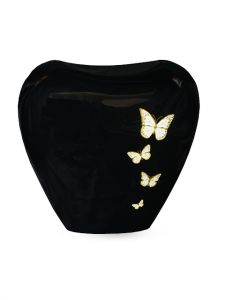 Urne en fibre de verre 'Cluny' avec papillons