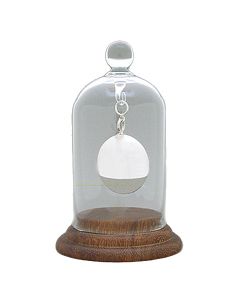 Cloche en verre (argent pendentif)