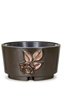 Cache-pot ou jardiniére en bronze de différentes couleurs