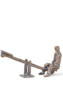 Sculpture funéraire balançoire "Tu me manques" – décoration de tombe – 3D, libre, fixation en bas