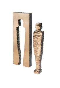Sculpture funéraire cube masculin – décoration de tombe – 3D, libre, fixation en bas
