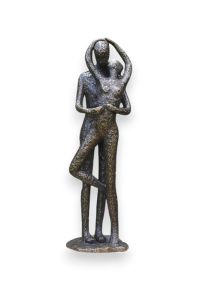 Statue funéraire en bronze « Lien à deux »