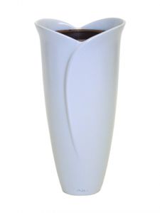 Vase funéraire en bronze avec vis de fixation