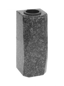 Vase funéraire en granite avec vis de fixation