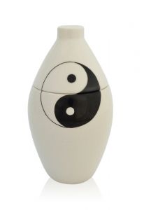 Mini-urne peinte à la main 'Yin Yang'
