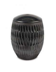 Urne pour cendres en céramique couleur bronze
