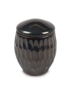 Mini urne pour cendres en céramique - Bronze