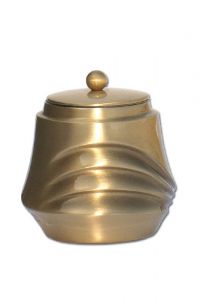 Mini-urne funéraire bronze
