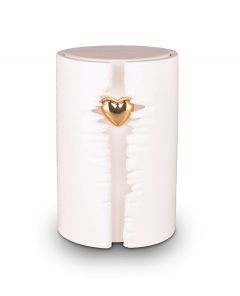 Urne funéraire céramique avec éclairage Led