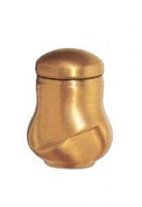 Mini-urne funéraire bronze