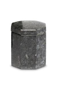 Petite Urne Funéraire en Granit Octogone (couleurs sélectionnables)