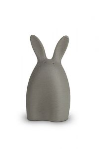 Urne funéraire lapin gris