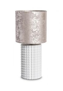 Urne funéraire lampe 'Stace marbre' platinum