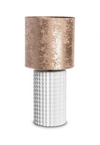 Urne funéraire lampe 'Stace marbre' caramel
