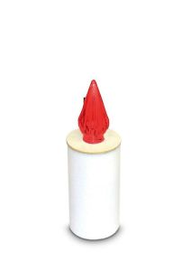 Bougie LED rouge clignotant (Durée de vie: 9 mois)