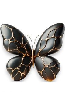 LEGEND Butterfly - Urne funéraire en bronze artisanale