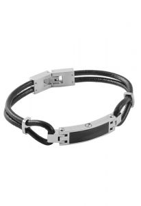 Bracelet porte-cendre en cuir