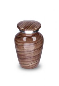 Petite urne cinéraire 'Elegance' aspect bois