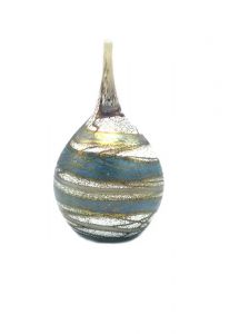 Mini-urne goutte en verre cristal 'Nova'