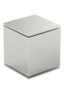 Mini-urne Cube en acier inoxydable