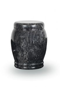 Mini-urne funéraire en albâtre noir