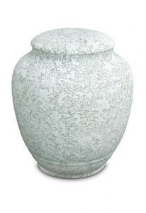 Urne funéraire en porcelaine 'Classica' - Relief eau marine